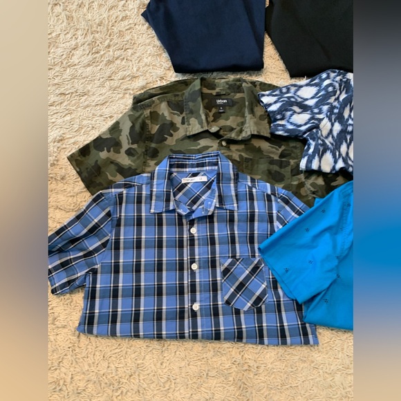 2 Boys Size 12 Husky dress pants and 5 dress Size Large shirts - Picture 5 of 5